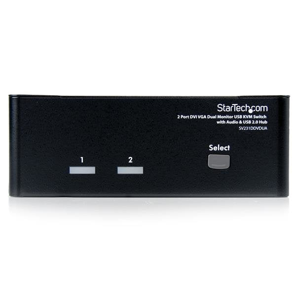 EAN 0065030835725 - StarTech.com SV231DDVDUA interruptor KVM Negro imagen 2