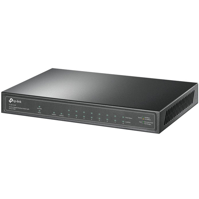 EAN 6935364052980 - TP-Link TL-SG1210P switch No administrado Gigabit Ethernet (10/100/1000) Energía sobre Ethernet (PoE) Gri imagen 3