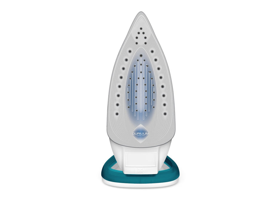 EAN 3121040075692 - Tefal EasyGliss Plus FV5718 plancha Plancha vapor-seco Suela de Durilium 2400 W Turquesa, Blanco imagen 4