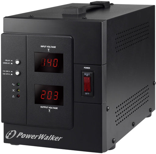 EAN 4260074976816 - PowerWalker AVR 3000/SIV regulador de voltaje 230 V Negro imagen 1