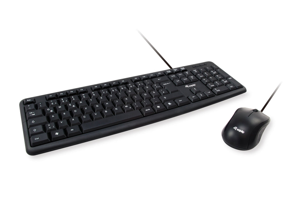 EAN 4015867208595 - Equip 245201 teclado Ratón incluido Oficina USB QWERTY Español Negro imagen 1