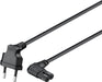 EAN 4040849973505 - Goobay 97350 cable de transmisión Negro 2 m Enchufe tipo C C7 acoplador imagen 2