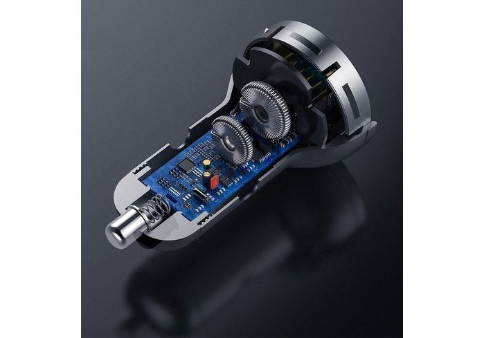 EAN 6953156215382 - Baseus CCBX-0S cargador de dispositivo móvil Universal Plata Encendedor de cigarrillos Auto imagen 6