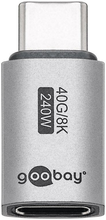 EAN 4040849744471 - Goobay 74447 cambiador de género para cable USB-C Plata imagen 1