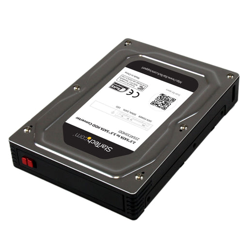 EAN 0065030854856 - StarTech.com 25SAT35HDD panel bahía disco duro 8,89 cm (3.5") Bandeja para disco duro Negro, Plata imagen 1