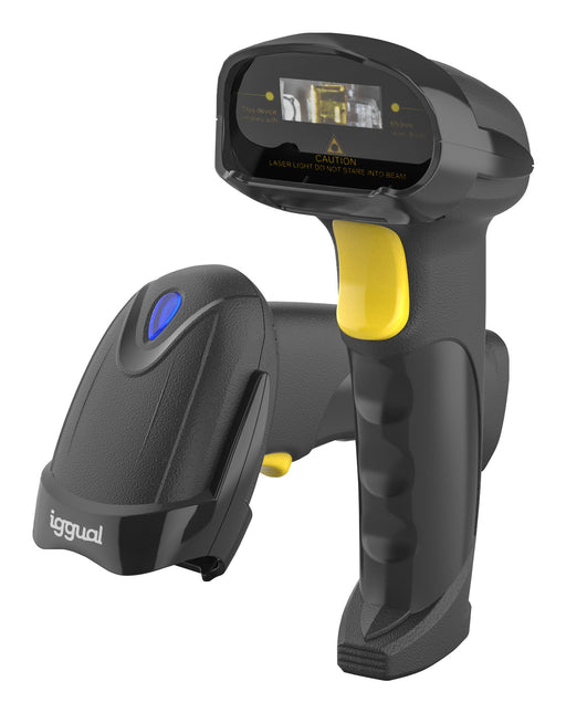 EAN 8435364320099 - iggual L1DBT-G-AX Lector de códigos de barras portátil 1D Laser Negro imagen 2