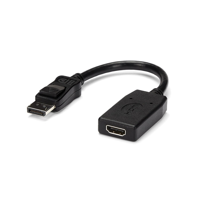 EAN 0065030830799 - StarTech.com DP2HDMI adaptador de cable de vídeo 0,24 m HDMI tipo A (Estándar) Negro imagen 1