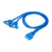 EAN 5901720134677 - Akyga AK-CA-62 cable USB USB 3.2 Gen 1 (3.1 Gen 1) 65 m USB 3.0 19-pin 2 x USB 3.0 Azul imagen 1