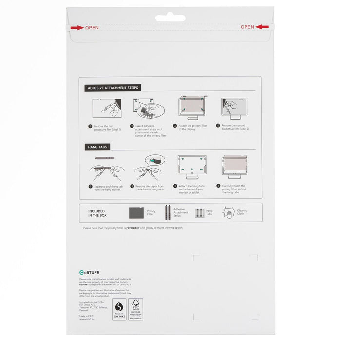 EAN 5715328125537 - eSTUFF GLBE14318182 filtro para monitor imagen 2