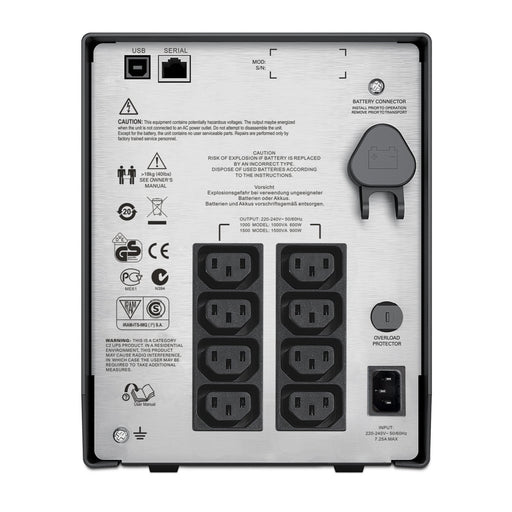 EAN 0731304303688 - APC Smart-UPS sistema de alimentación ininterrumpida (UPS) Línea interactiva 1 kVA 600 W 8 salidas AC imagen 2