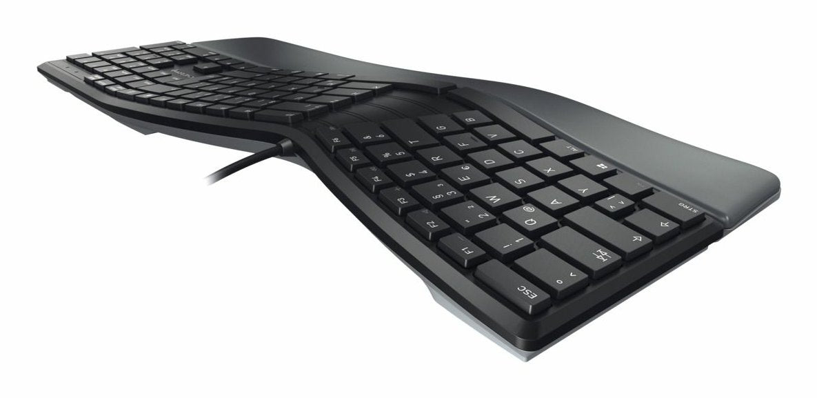 EAN 4025112094941 - CHERRY KC 4500 ERGO teclado Universal USB AZERTY Belga Negro imagen 5