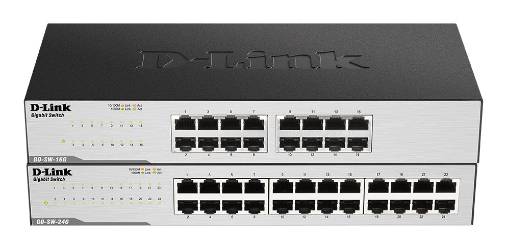 EAN 0790069396618 - D-Link GO-SW-16G No administrado L2 Gigabit Ethernet (10/100/1000) 1U Negro imagen 4
