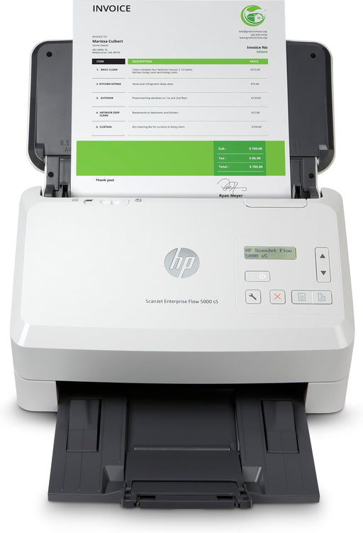 EAN 0193905029877 - HP Scanjet Enterprise Flow 5000 s5 Escáner alimentado con hojas 600 x 600 DPI A4 Blanco imagen 1