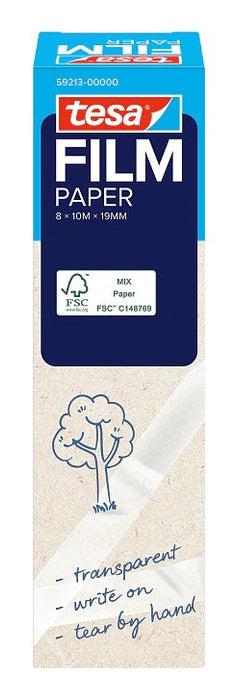 EAN 4063565479472 - TESA tesafilm PAPER 10 m Papel Transparente 8 pieza(s) imagen 3