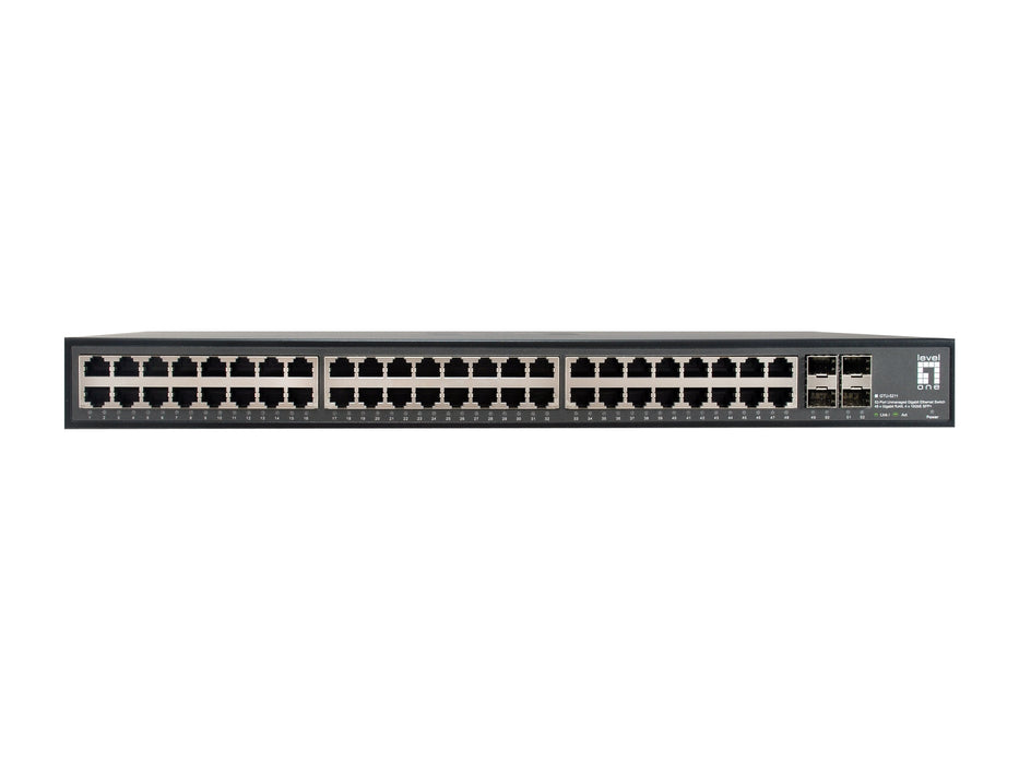 EAN 4015867230961 - LevelOne GTU-5211 switch No administrado Gigabit Ethernet (10/100/1000) Negro imagen 2