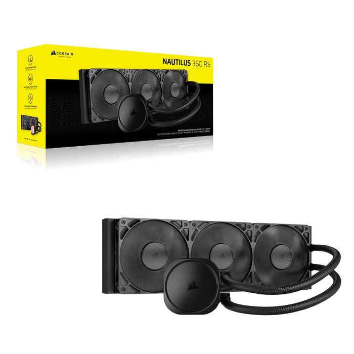 EAN 0840006687535 - Corsair Nautilus 360 RS Placa base Sistema de refrigeración líquida todo en uno Negro imagen 2