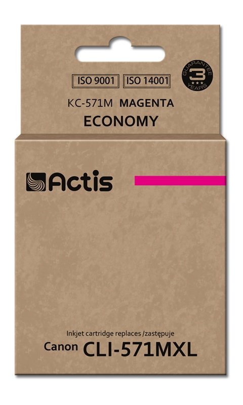 EAN 5901443103233 - Actis KC-571M cartucho de tinta 1 pieza(s) Compatible Rendimiento estándar Magenta imagen 1
