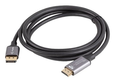 EAN 5901969441536 - Lanberg CA-DPHD-20CU-0018-BK adaptador de cable de vídeo 1,8 m DisplayPort HDMI tipo A (Estándar) Negro,  imagen 2