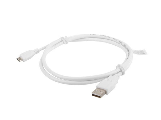 EAN 5901969413670 - Lanberg CA-USBM-10CC-0010-W cable USB USB 2.0 1 m Micro-USB A USB A Blanco imagen 2