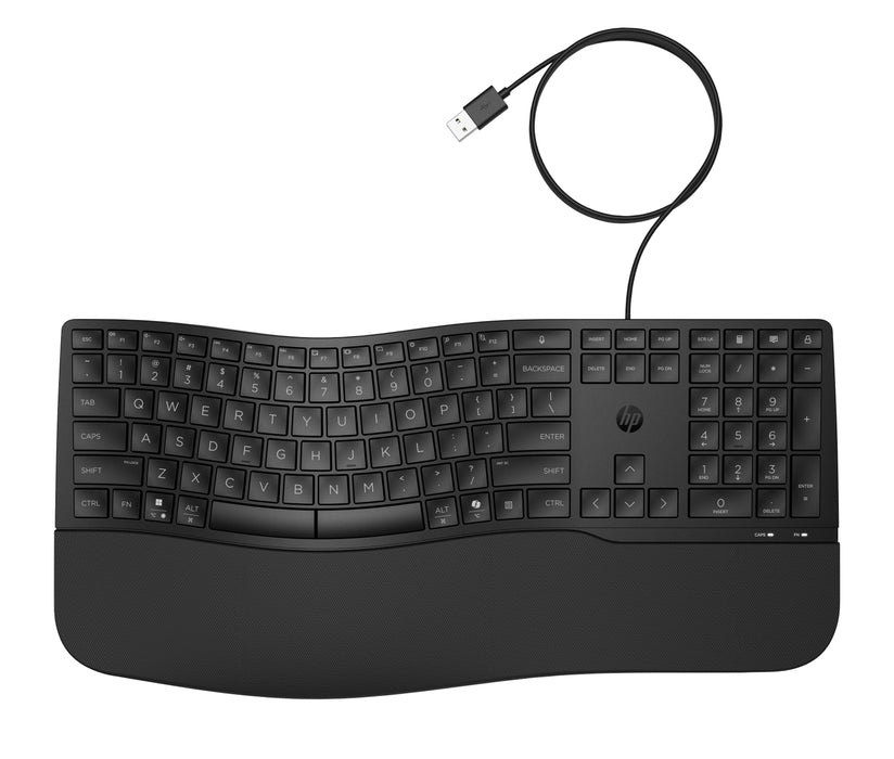 EAN 0197498232669 - HP 485 Comfort Wired Keyboard teclado Oficina USB Negro imagen 4