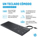 EAN 0196548244133 - HP 150 Wired Keyboard teclado Universal USB QWERTY Inglés Negro imagen 3