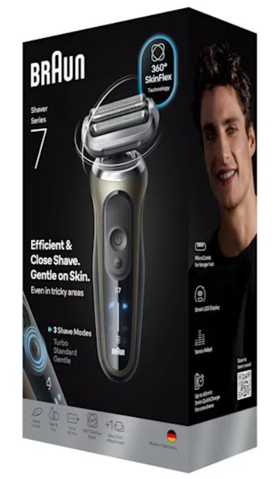 EAN 8700216645300 - Braun Series 7 72-C1200s Recortadora Negro, Bronce, Acero inoxidable imagen 2