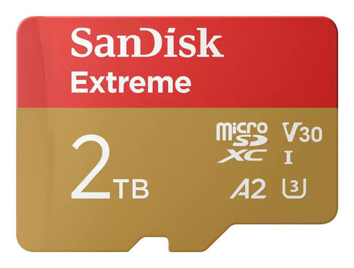 EAN 0619659208738 - SanDisk Extreme 2 TB MicroSDXC UHS-I Clase 10 imagen 1