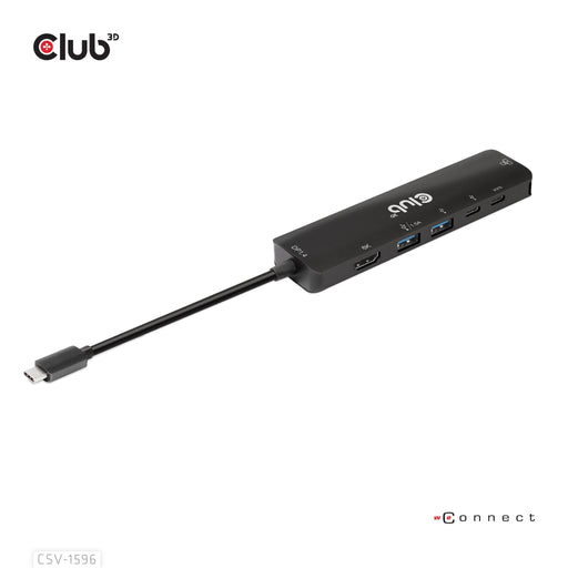EAN 8719214472344 - CLUB3D CSV-1596 base para portátil y replicador de puertos USB 3.2 Gen 1 (3.1 Gen 1) Type-C Negro imagen 1