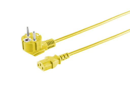 EAN 5715063491010 - Microconnect MC-SCHUANGC13180Y cable de transmisión Amarillo 1,8 m Enchufe tipo E+F C13 acoplador imagen 1