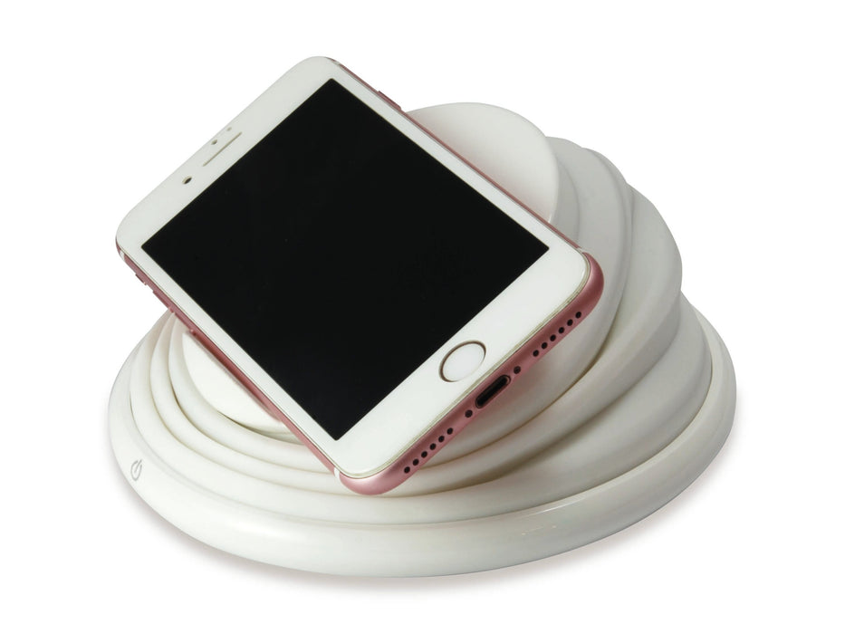 EAN 4015867207123 - Conceptronic GORGON02W cargador de dispositivo móvil Universal Blanco USB Cargador inalámbrico Carga rápi imagen 5