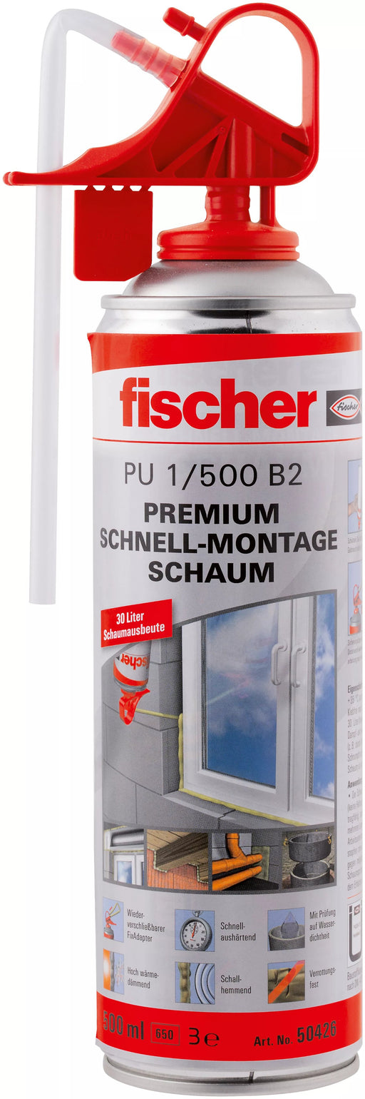 EAN 4006209504260 - Fischer PU 500 Premium Beige 500 ml Poliuretano (PU) imagen 1
