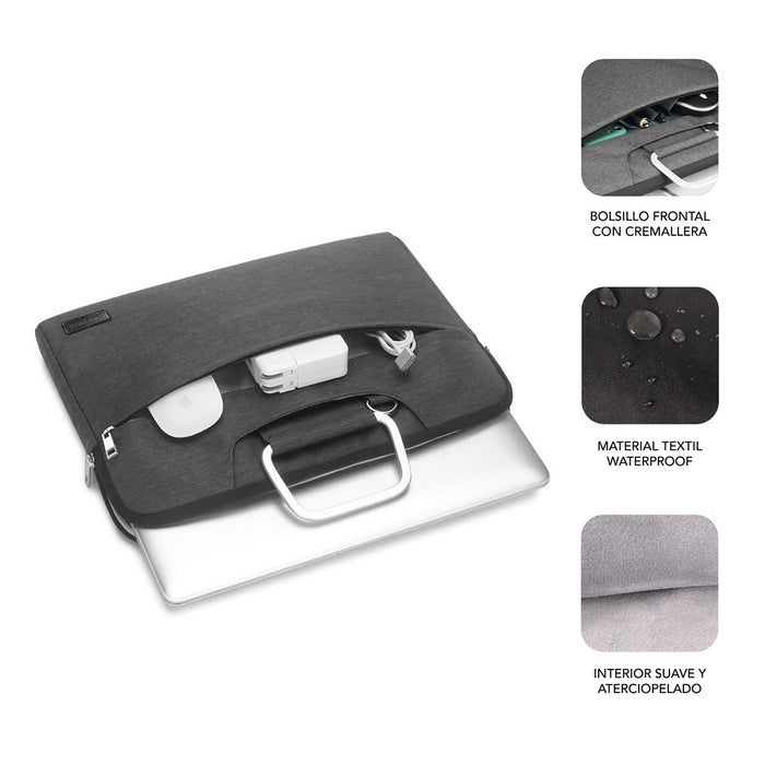 EAN 8436586741334 - SUBBLIM SUB-LS-1BS0002 maletines para portátil 35,6 cm (14") Gris imagen 2