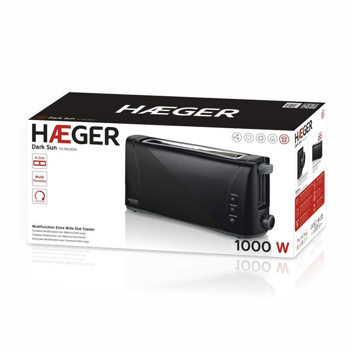 EAN 5608475012068 - Haeger Dark Sun 6 2 rebanada(s) 1000 W Negro imagen 4