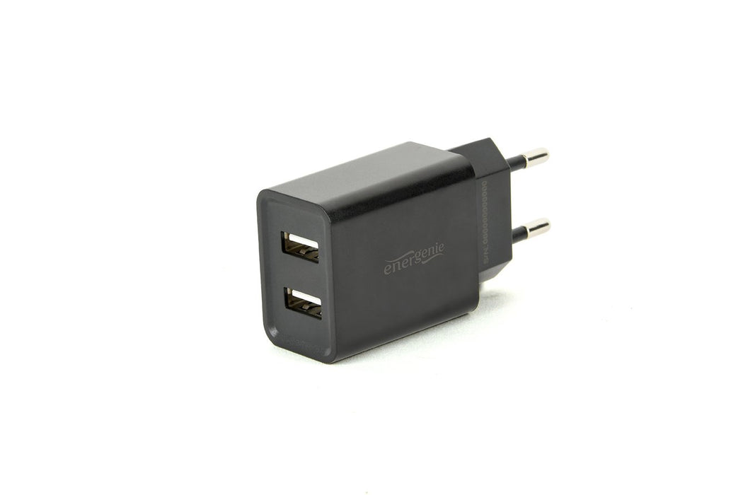 EAN 8716309111355 - Gembird EG-U2C2A-03-BK cargador de dispositivo móvil Teléfono móvil, Smartphone, Tableta Negro USB Interi imagen 2