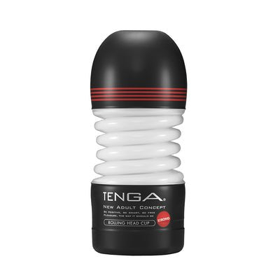 EAN 4570030972562 - Tenga Rolling Head Cup Strong Masturbador masculino Negro, Blanco Elastómero termoplástico (TPE) imagen 1