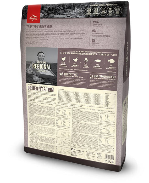 EAN 64992284541 - Orijen Fit & Trim alimento seco para gatos 5,4 kg Adulto Pollo, Pavo imagen 2