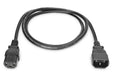 EAN 4016032311881 - Digitus AK-440201-012-S cable de transmisión Negro 1,2 m IEC C14 IEC C13 imagen 3