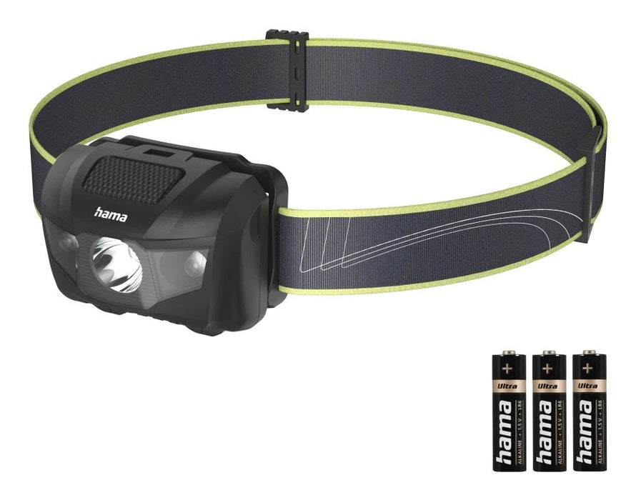 EAN 4047443535153 - Hama HL200 Negro, Azul, Amarillo Linterna con cinta para cabeza LED imagen 4