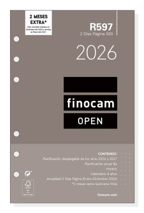 EAN 8422952401964 - Finocam 711600026 agenda Agenda diaria Beige imagen 1