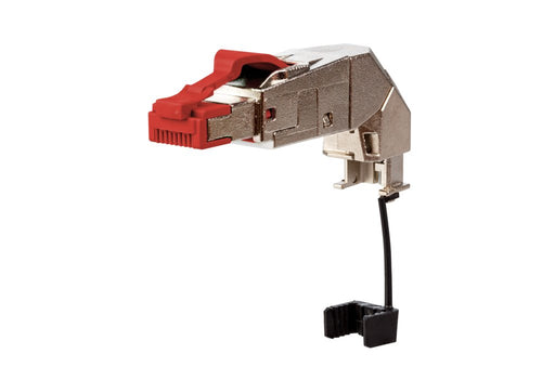 EAN 4251394618562 - METZ CONNECT 25G RJ45 field plug pro 360 Rojo imagen 1