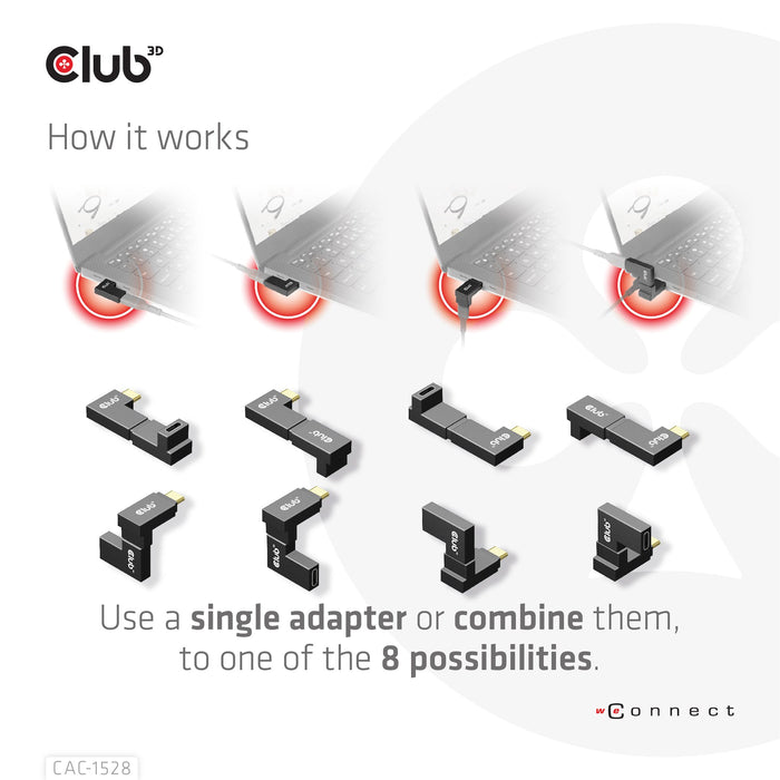 EAN 8719214472146 - CLUB3D CAC-1528 cambiador de género para cable USB C imagen 5