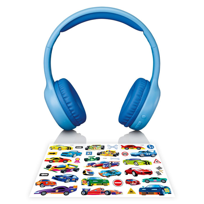 EAN 8711902045557 - Lenco HPB-110 Kids Kopfhörer BT blau 85DB Limite akku stickers Auriculares Inalámbrico y alámbrico Diadem imagen 1