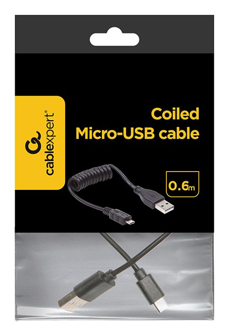 EAN 8716309081818 - Gembird USB A - MicroUSB B, 0.6m cable USB USB 2.0 0,6 m Micro-USB B Negro imagen 3