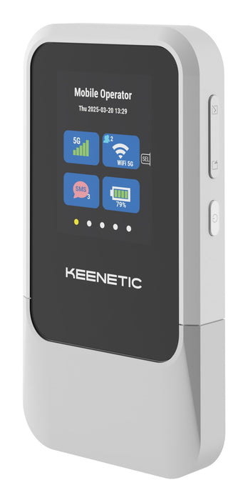 EAN 4897082922568 - Keenetic Roamer 5G router inalámbrico Doble banda (2,4 GHz / 5 GHz) Negro, Gris imagen 1