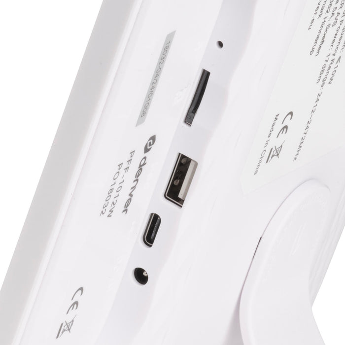 EAN 5706751075650 - Denver PFF-1012 marco fotográfico digital Blanco 25,6 cm (10.1") Pantalla táctil Wifi imagen 4