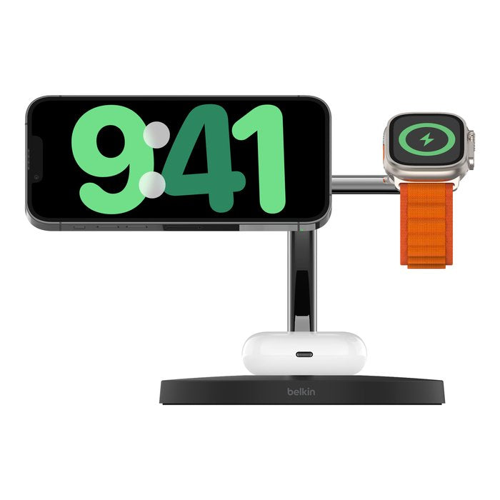 EAN 745883819324 - Belkin BoostCharge Pro Auriculares, Smartphone, Reloj inteligente Negro USB Cargador inalámbrico Interior imagen 2