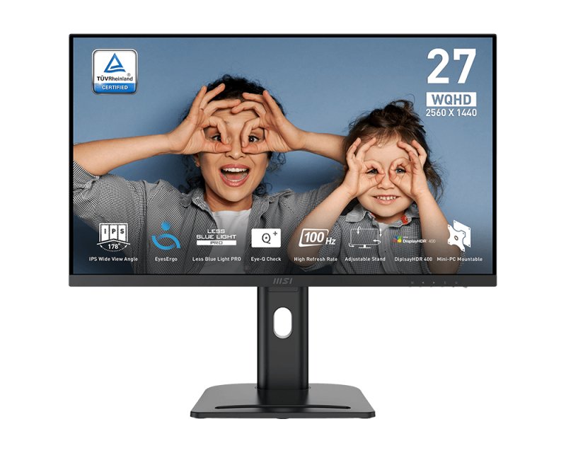 EAN 4711377170079 - MSI Pro MP273QPDE E2 pantalla para PC 68,6 cm (27") 2560 x 1440 Pixeles Wide Quad HD LCD Negro imagen 1