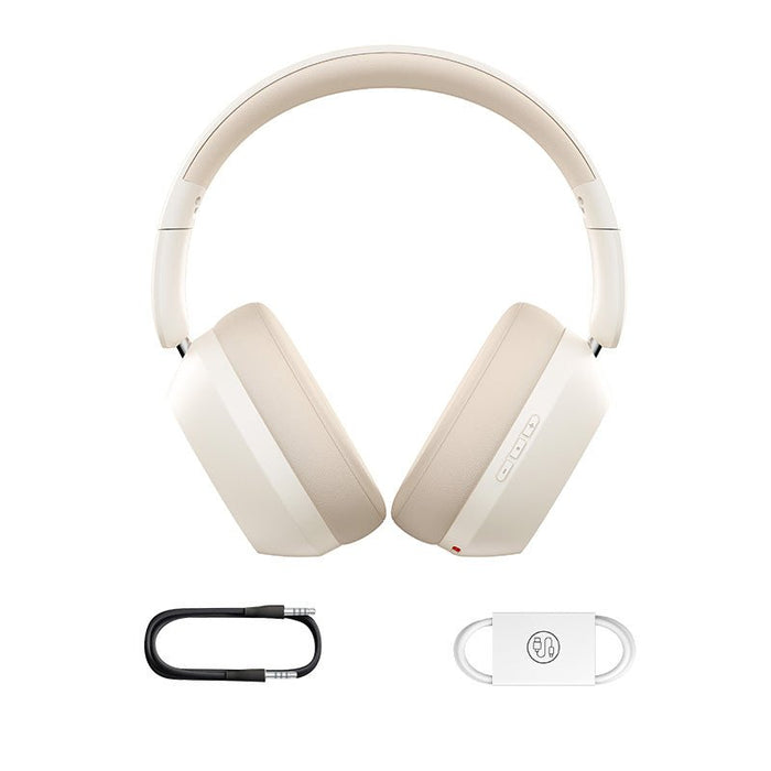 EAN 6932172657840 - Baseus Bass 35 Max Auriculares Inalámbrico y alámbrico Diadema Música USB Tipo C Bluetooth Beige imagen 6