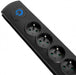 EAN 5901878501130 - Qoltec 50113 limitador de tensión Negro 8 salidas AC 230 V 1,8 m imagen 2
