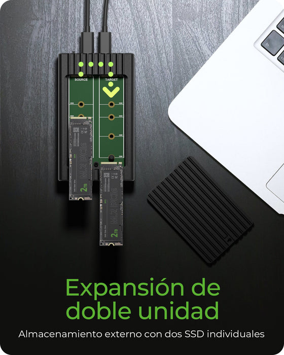 EAN 4250078173601 - ICY BOX IB-2817MCL-C31 Caja externa para unidad de estado sólido (SSD) Negro M.2 USB con suministro de co imagen 4